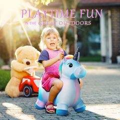 EVERICH TOY unicorn bouncy horse gift-ready packaging for birthdays and holidays.