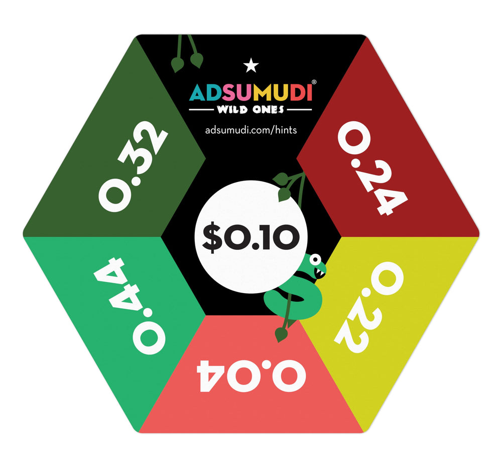 Evermade Adsumudi Math Game family night setup in action