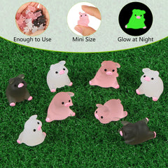 EverMarket mini pigs various motions add playful dimension to micro landscapes.