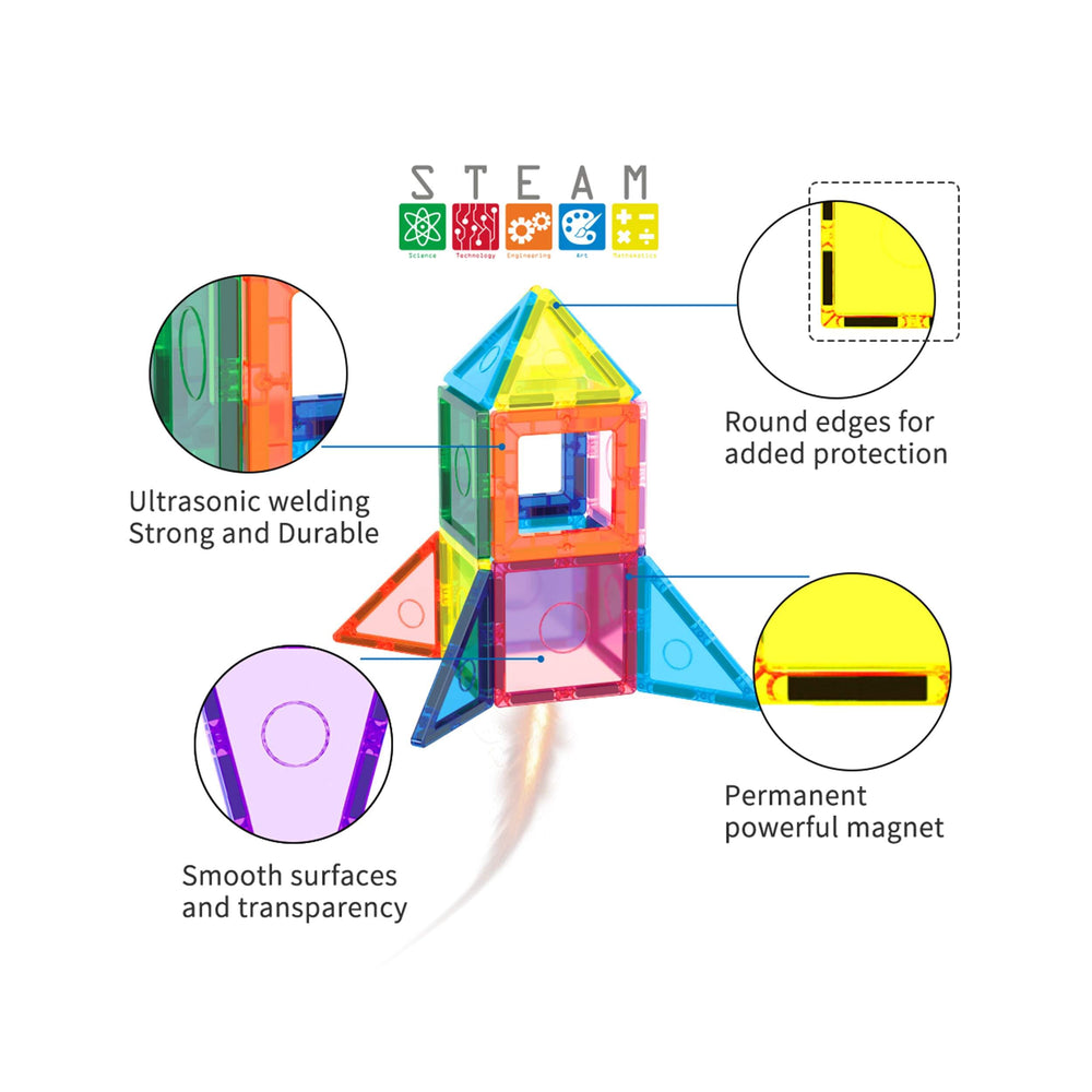 Everplay tiles car-rocket-play supports dynamic play and motor skill development.