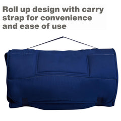 EVERYDAY KIDS Nap Mat Comforter Front provides a plush home-like surface for rest.