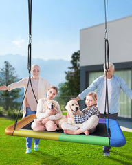 Everyfun 700 lbs capacity supports kids and adults for shared outdoor fun.