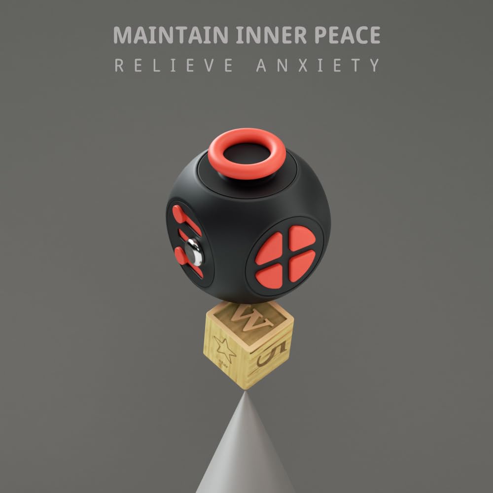 Evnojy Fidget Blocks Infinite Cube side rotation demo aids focus
