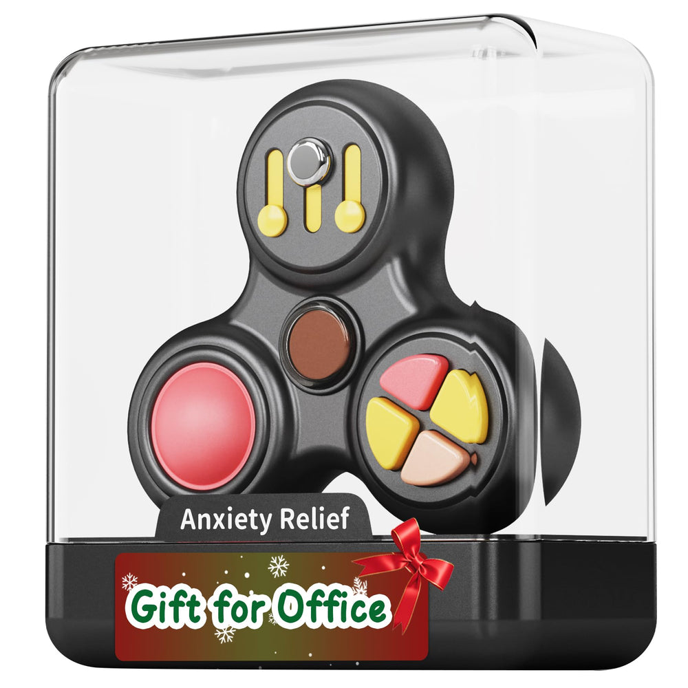 Evnojy Infinite Cube Spin Black compact stress relief for focused work