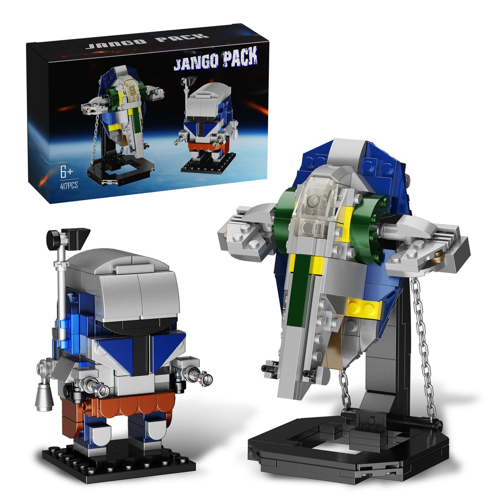 EvoFTIOR Jango Fett Headz figure for collectible display and imaginative play.