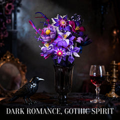 EWED Gothic Flowers Bouquet Building Set mandala-inspired petals in muted tones