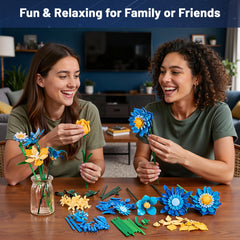 EWED Starry Blooms diorama display in living room ambiance