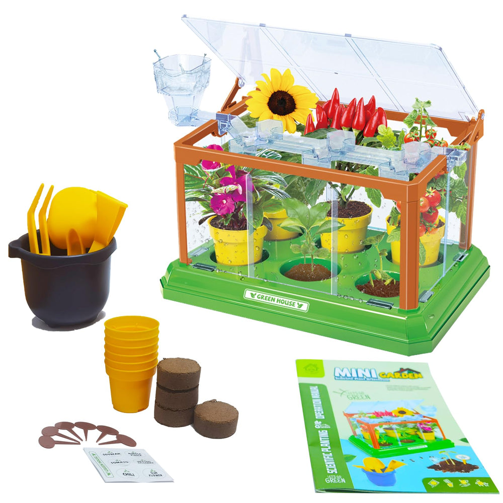 EXBEPE Kids Gardening Kit drip irrigation system keeps roots evenly watered