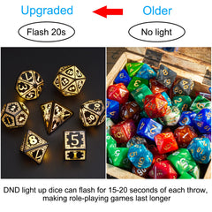 EXCECAR D10 light-up dice boost readability in fast battles