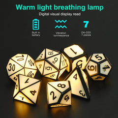 EXCECAR rechargeable DND D12 glow aids reading in low light