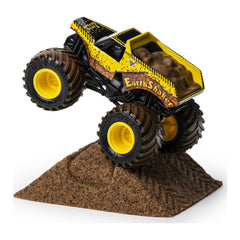Exclusive Earth Shaker 1:64-scale truck with dirt-stained tires for authentic detail.