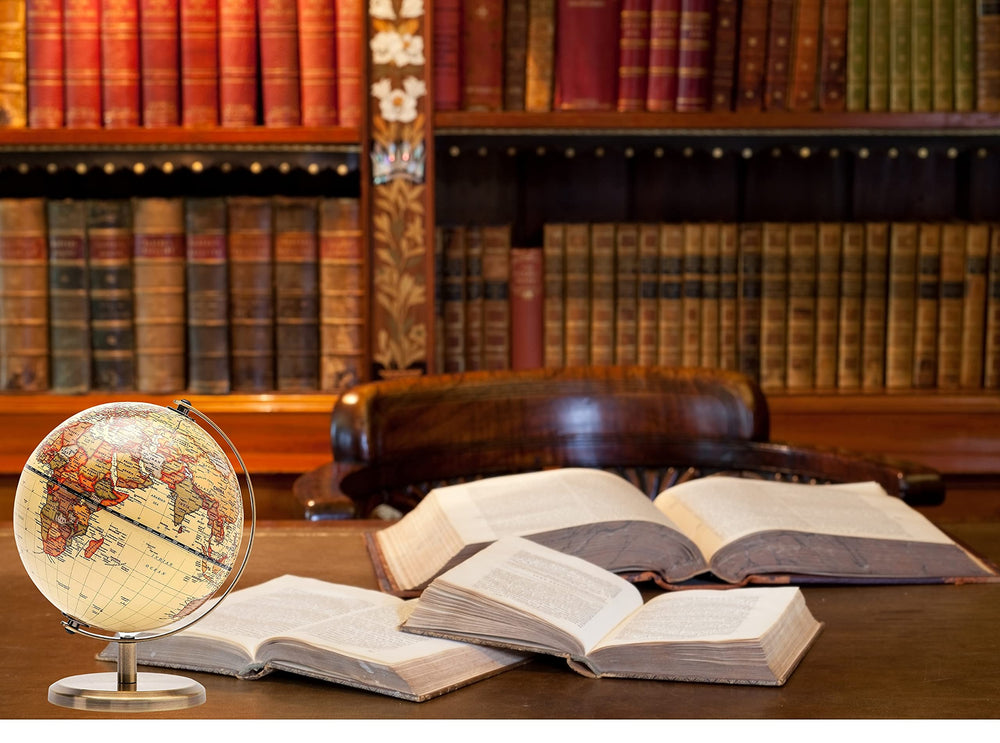 Exerz Antique Globe 5.5-inch educational-use invites geography curiosity