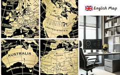 Exerz globe dark ocean sheen emphasizes legible political boundaries and continents.