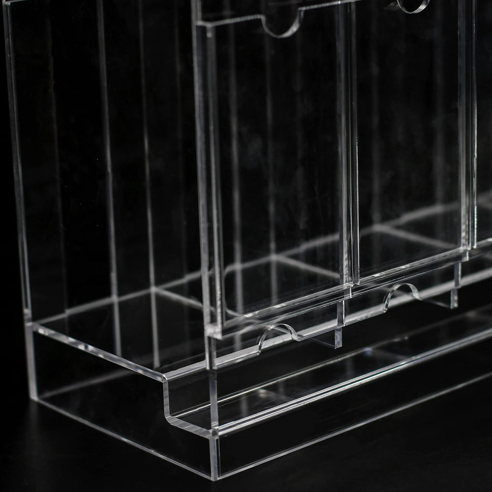 Exo Armor 4mm acrylic emphasizes durable, sturdy construction