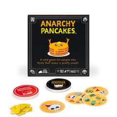 Exploding Kittens Anarchy Pancakes pancake cards reveal chaotic toppings for fast rounds.