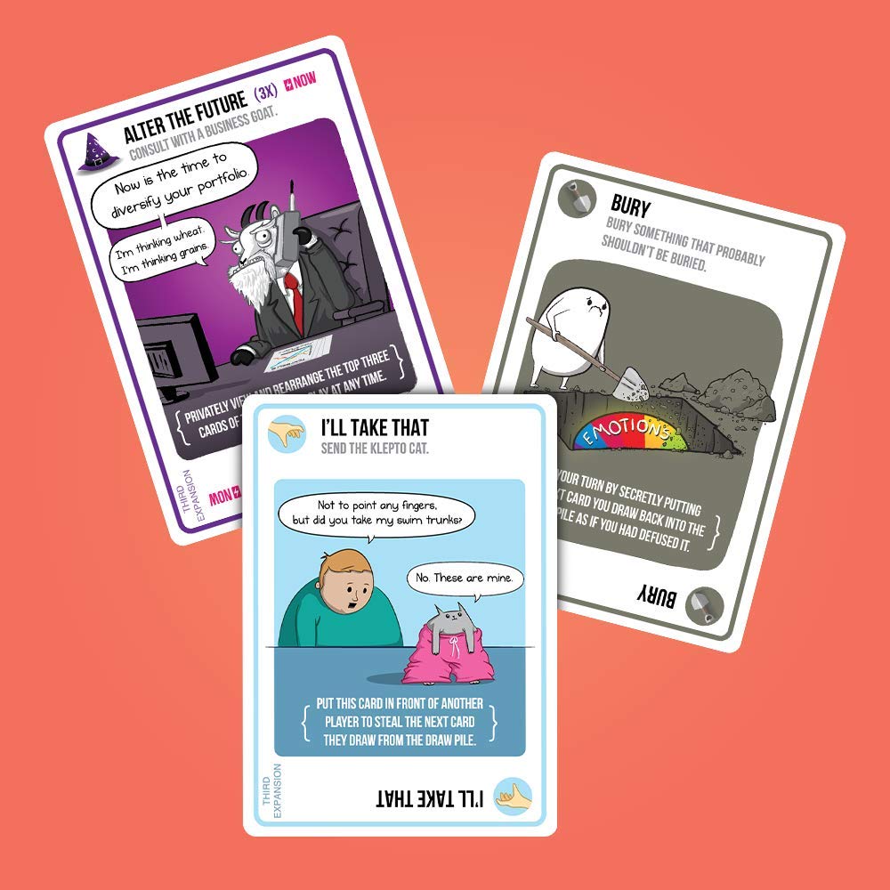 Exploding Kittens Barking Kittens ages seven and up can enjoy