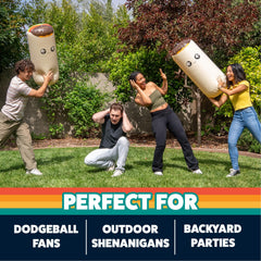 Exploding Kittens plastic burrito bruises as safe targets