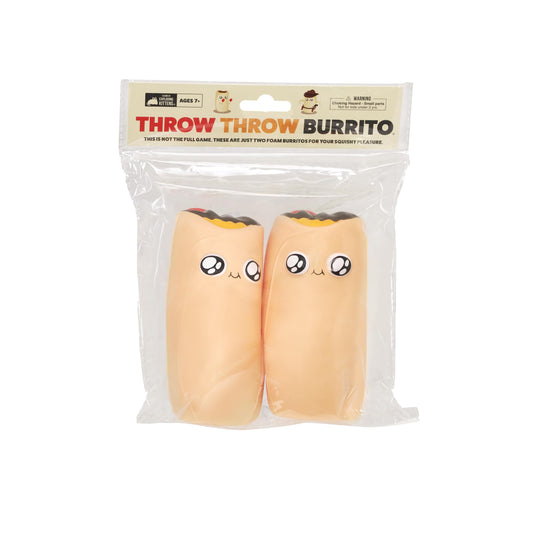 Exploding Kittens double burrito replacement pack keeps Throw Throw Burrito moving with extra burritos.