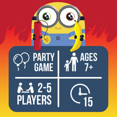 Exploding Minions cards stack features vibrant Minions illustrations for fast-paced rounds.