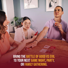 Defuse card offers a lifeline to stay in Exploding Kittens Good vs Evil.