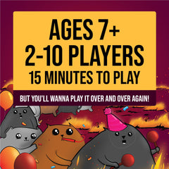Exploding Kittens Party Pack illustrations-the-oatmeal showcase unique humor that sparks conversation.