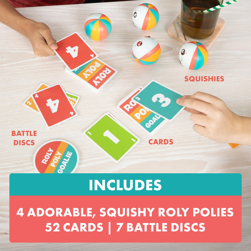 Roly Poly Goalie cards by Exploding Kittens for quick rounds