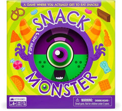 Exploding Kittens Snack Monster cards spread, colorful setup inspires counting and decision making.