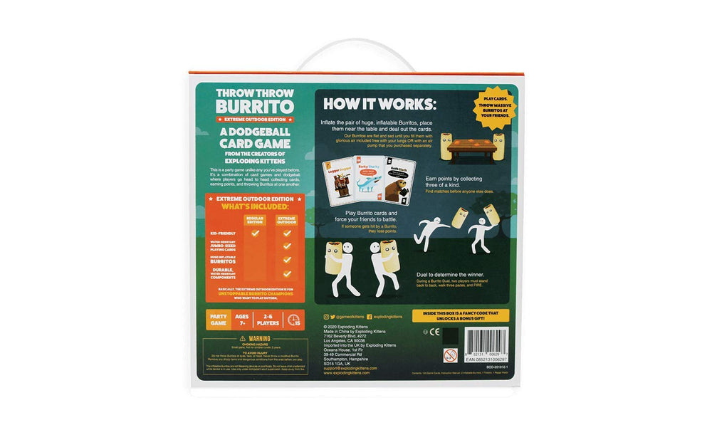 Exploding Kittens waterproof tokens for smooth play on damp grass