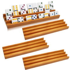 Exqline domino racks front view for neat game setup