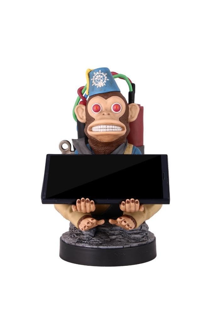 Exquisite Gaming Monkeybomb Cable Guy base detail shows sturdy stability.