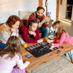 Extalas battle-ready MTG scene suitable for home play.