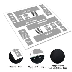 Extalas durable waterproof non-slip surface keeps cards secure during matches.