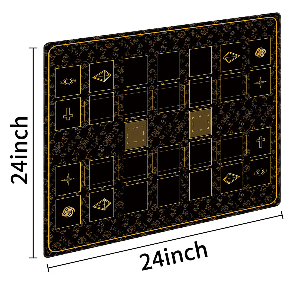 Extalas playmat highlighting Master Rule field zones for organized duels