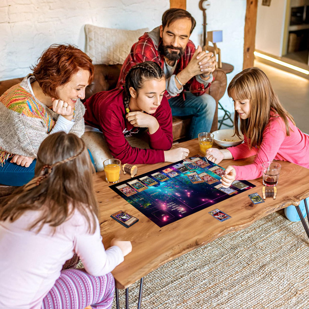 Extalas MTG Playmat seven-dice set boosts on-table play options.