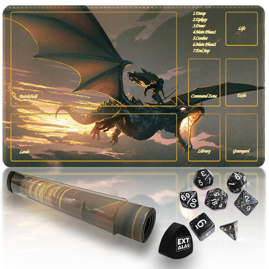 Extalas MTG Playmat surface with detailed art for immersive battles