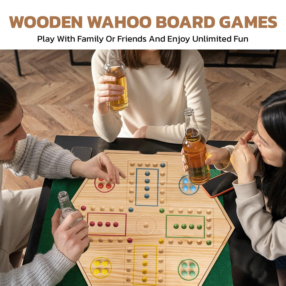 Extguds Wahoo board game suitable for 4 to 6 players at home.