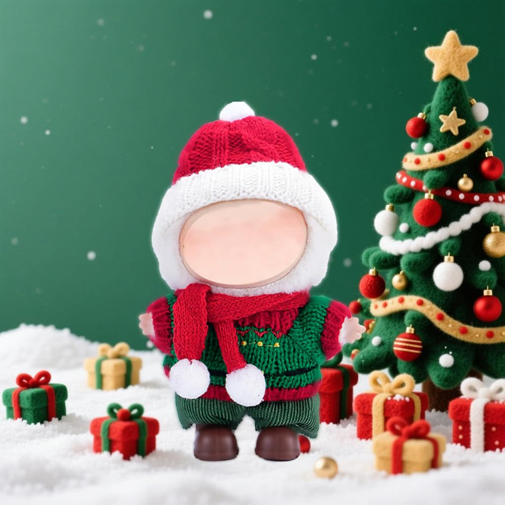 Eyancotoi 17cm doll Christmas clothes Style 4; double-needle stitching for durability