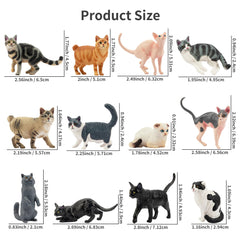 EYSCOTA Scottish Fold figurine highlighting distinctive ears for play and decoration.