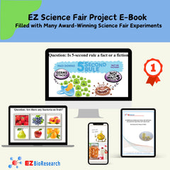 EZ BioResearch Gift Pack box and contents ready to explore