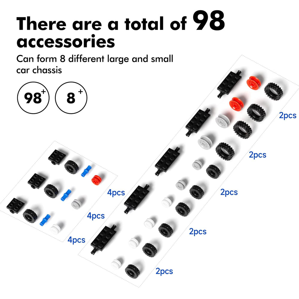 EzeepoNewma car chassis-assembly pieces help build sturdy models.