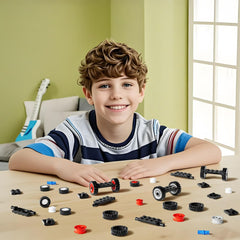 EzeepoNewma components inspire creative vehicle models for kids.