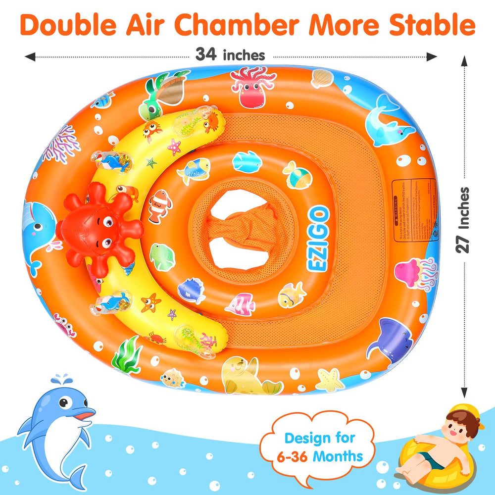 EZIGO BPA-free PVC material used for safe baby water time