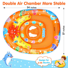 EZIGO BPA-free PVC material used for safe baby water time