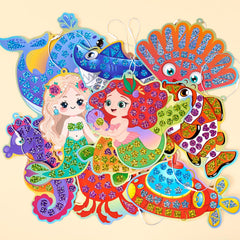 EZKITS4KIDZ colorful crayons enhance color blending in mosaic art