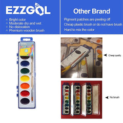 Ezzgol accessories pack keeps brushes and paints neatly organized.