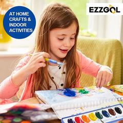 Ezzgol paints blend smoothly for seamless color transitions in art.