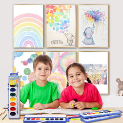 Ezzgol watercolors stay usable by simply adding water to refresh.