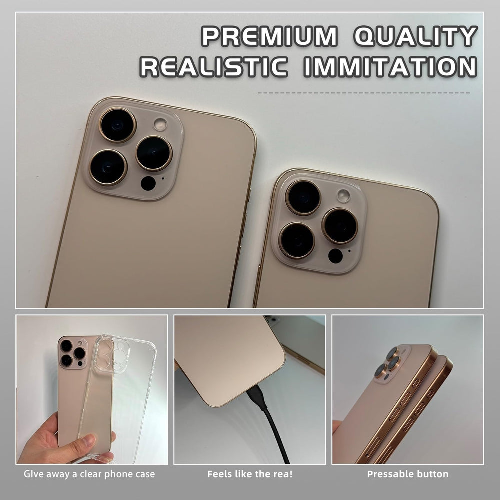 Faawxlo dummy phone glass-like screen provides authentic look with durable construction