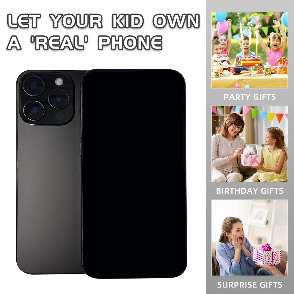 Faawxlo prop phone used for kid-friendly pretend play sessions.