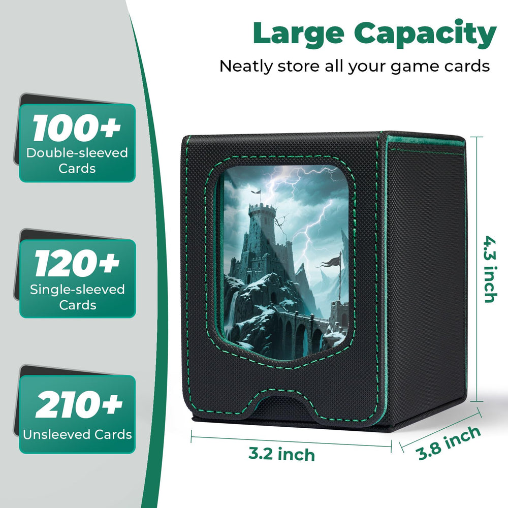 Fabmaker deck box portable compact design for game nights